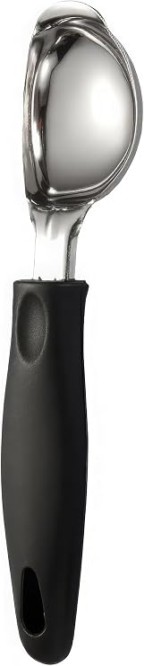 Chavin Black Stainless Steel Ice Cream Fruit Puree Spoon mt200sy