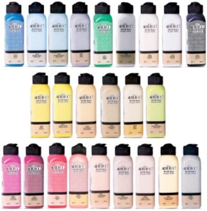 Artdeco Akrilik Boya Başlangıç Seti, 24x140ml, Karışık 24 Renk