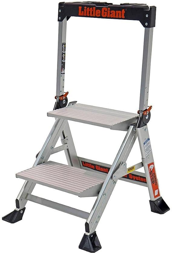 Jumbo Step Stool with 2 Steps Height 79 cm Little Giant