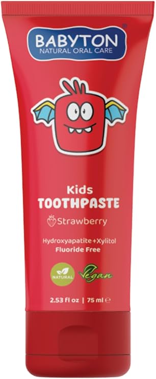 Doğal Çilekli Hidroksiapatit+Ksilitol Florürsüz Diş Macunu 75 ml