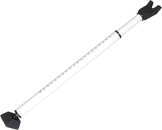 Defender Adjustable Door Security Bar - Heavy Duty Brace & Sliding Patio Door Locking Pole - Portable Door Jammer for Home, Apartment, Hotel & Travel Safety
