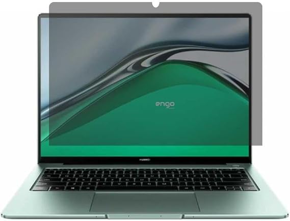 Engo Huawei Matebook 14S i7 14.2 İnç İle Uyumlu Mat Ekran Koruyucu Notebook, Yansıma Ve Parlama Önleyici Parmak İzi Bırakmayan Laptop Koruma, 9H Temperli Kırılmaz Esnek Nano Cam