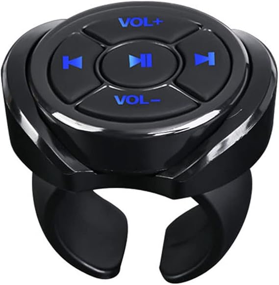 Wireless Bluetooth Media Button Remote Controller Car Motorcycle Bike Steering Wheel Music Play Remote for Phone Tablet