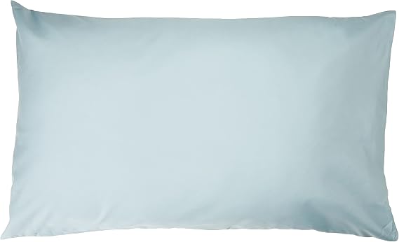 Amazon Basics Microfiber Pillowcases, Standard Size 50 x 80 cm (Pack of 2), Spa Blue, Pillows Not Included