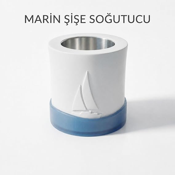 Marin Ehlikeyf Termojelli Şişe Soğutucu,İçecek Soğutucu | Şarap için, Rakı için, Viski Soğutucu, İçecek Soğutucu