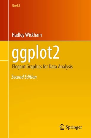 ggplot2: Elegant Graphics for Data Analysis Use R!