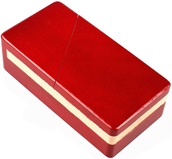 Magic Mysterious Box Secret Wooden Brain Teaser Lock Box Compartment Gift Puzzle Box