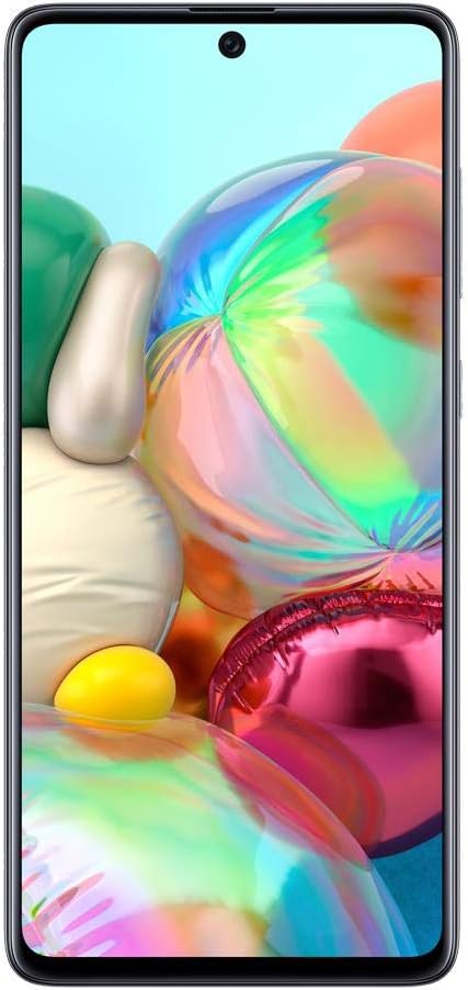 Samsung Galaxy A71 Mobile Phone; Sim Free Smartphone - Prism Crush Black, UK Version – United Kingdom