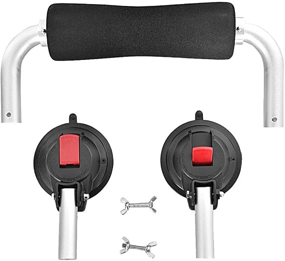 KENANLAN Kayak Roller Loader, Heavy Duty Suction Cups Mount, Kayak Load Assist with Heavy Duty Suction Cups Mount for Car Roof Kayak Canoe (black)