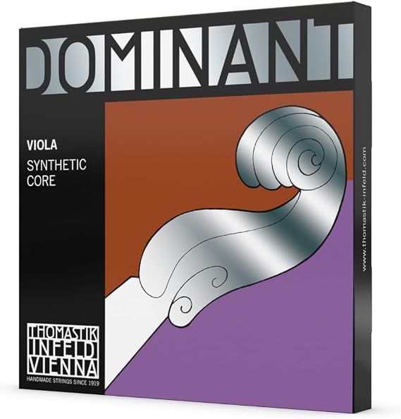 Thomastik Strings for Viola Dominant Nylon Core Set 4125, 0 Medium Scale 395 mm/15.5 Inch