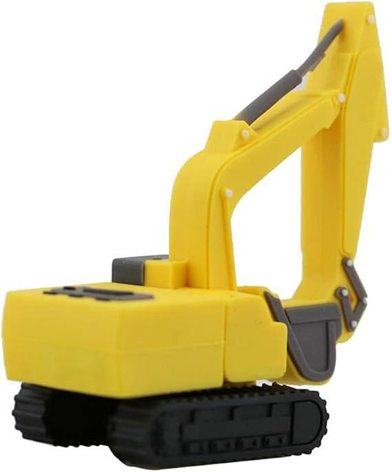 32GB Excavator Model USB 3.0 Flash Drive Flash Drive 3.0 Thumb Drive USB Jump Drive Memory Stick Zip Drive USB Drive U Disk USB 3.0 Stick USB Disk - Yellow