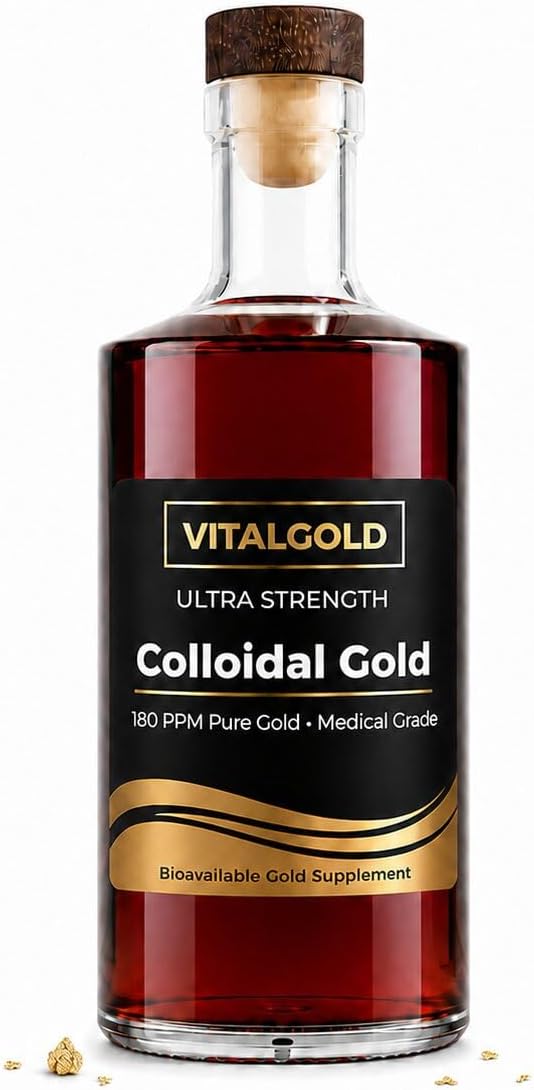 Colloidal Gold 180 PPM - 500ml - Ultra Strength Gold Supplement