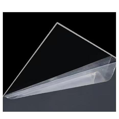 50cm x 50cm Clear Acrylic Sheets, 3mm Thick Clear Plexiglass Plastic Acrylic Sheet, Transparent Plastic Sheet Plexiglass Panels for Decoration, Display, Picture Frame, Painting