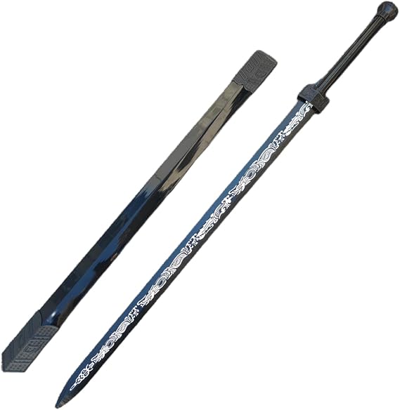 Wooden Sword, Iai Sword, Imitation Sword, Iai Practice Sword, Self-defense Sword, Japanese Sword, Special Imitation Sword, Bamboo Tang Cross Sword, Bamboo Tang Sword, Sheath, Straight Ruler, Kenjutsu