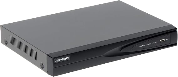 Hikvision DS-7604NI-E1/4P 4-CH Embedded Plug & Play NVR with 4TB HDD, Up to 5MP Recording Resolution, H.264, 1-SATA