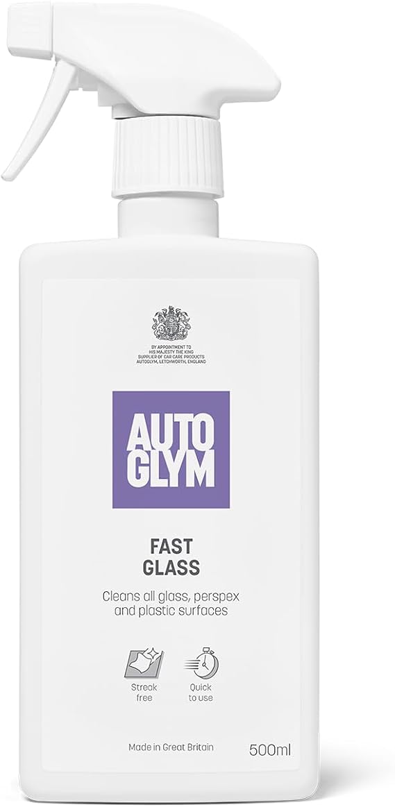 Autoglym Fast Glass, Car Window Cleaning Spray, 500ml