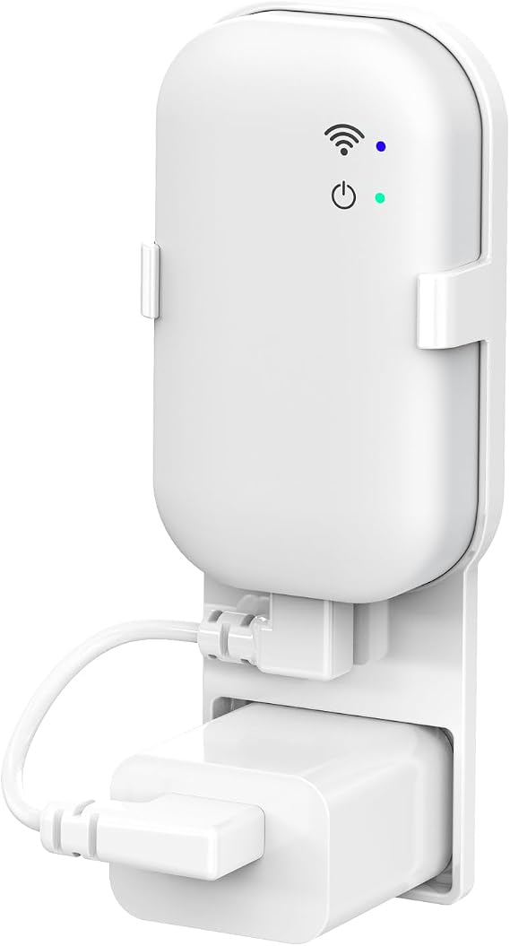Blink Sync モジュールコア用コンセントウォールマウント、Blink屋内屋外セキュリティカメラ用同期モジュールコアマウント、乱雑なワイヤーなし、ドリル不要カメラマウント、短いケーブル付き、取り付け簡単ホルダー1パック