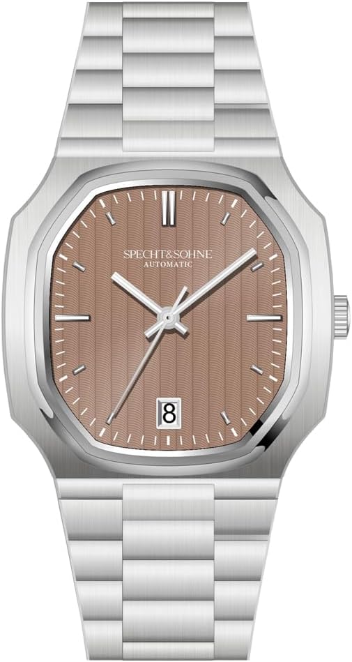 TACTO Specht&Sohne Classic 38MM Men's Watches NH35 Automatic Mechanical Watch for Men Stainless Steel Sapphire Crystal Waterproof