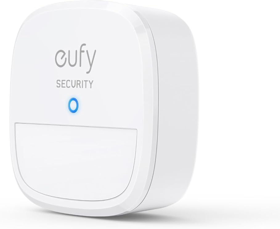 Anker Eufy Security Motion Sensor Movement Sensor Requires Connection to HomeBase/Wide Range Detection/Motion Sensor/Home Alarm System / Detection Range Approx. 30ft / Security Measures/Alert