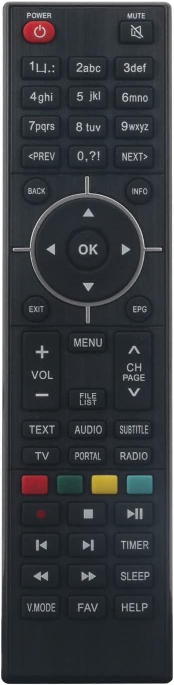 VINABTY Replacement Remote Compatible with Zgemma Star Receiver H7 H.7C