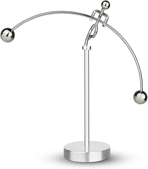 ThinkTop Weightlifter Kinetic Art Balance Physics Educational Decoration