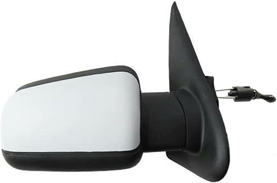 For ZX 2002-2007 Manually Electrically Adjustable Lens Car Side External Rearview Rear View Mirror Assembly Automatic folding(Black,ELECTRICALLY-RIGHT)