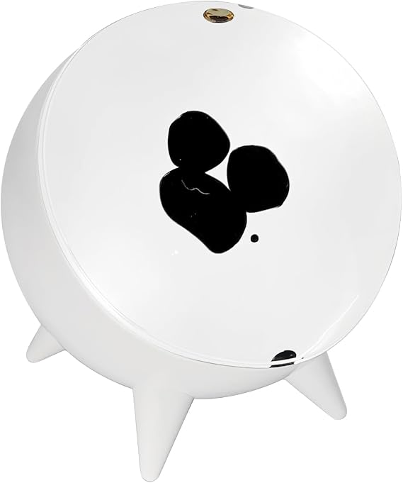 Ferrofluid Sound Visualizer, Rhythm Lamp, Ferrofluid Dancing to The Beat of The Music, Symbiont in a Bottle, Perfect for Gaming, Desk and Home Decor，Not a Speaker (White) [Energy Class A]