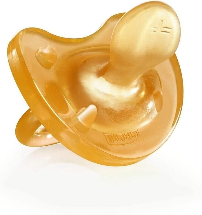 Chicco Physio Soft 00073000310000 Teat 0m+, Rubber, 1 Piece, Neutral, Orange