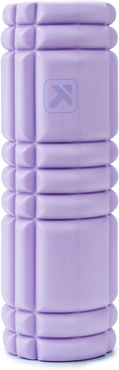 Trigger Point Core Foam Roller, Mini, Myofascial Roller, Stretch Roller, Self Massage, Soft, Thin, Small, Compact, For Beginners, Stiff Shoulders, Back Pain, Recovery, Lightweight, EVA Material, Perfect for Total Body Care, Lavender