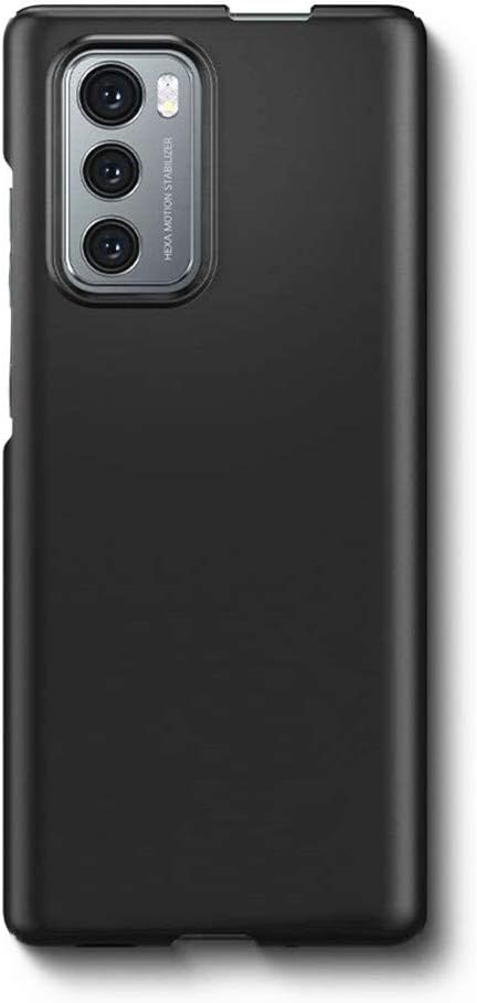 LG Wing Phone Case - VIESUP Slim Shockproof Polycarbonate Black Protective Case Cover for LG Wing 5G Phone