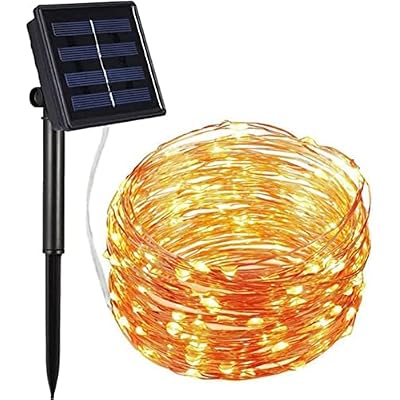 Ally Mobile Solar Powered Outdoor Garden Lighting Waterproof Led 10M YELLOW