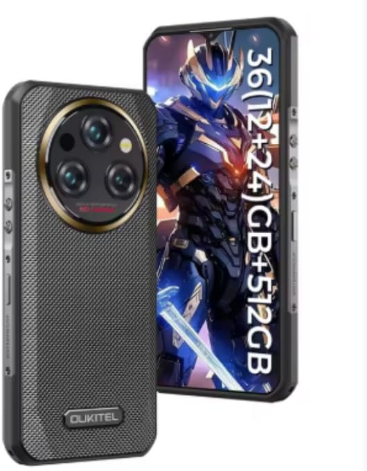 WP35 PRO Rugged Smartphone 5G 11000mAh 36GB+512GB, 6.6" 2.4K Display Andiron 14, 64 MP, NFC Cell Phone