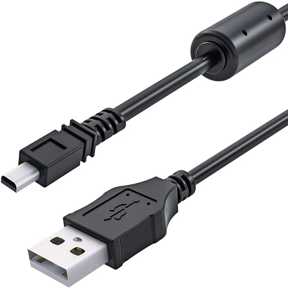 Replacement USB Cable Charging and Data Transfer for Sony Cyber-Shot DSC-W320 DSC-W530 DSC-W520 DSC-W510 DSC-TF1, DSC-W710, DSC-W730, DSC-W800, DSC-W810, DSC-W830 Digital Camera