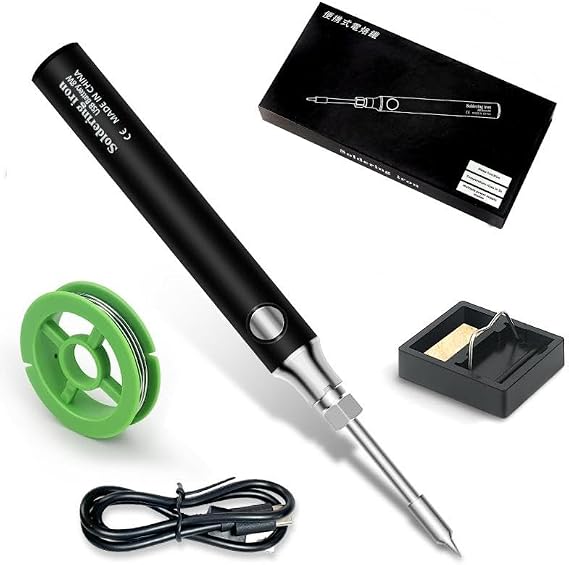 Valkyrie Rechargeable Wireless Soldering Machine - 5 Seconds Heating - 30 Minutes Use - USB Type-C Charging - 3 Different Heat Modes - 450 Degrees