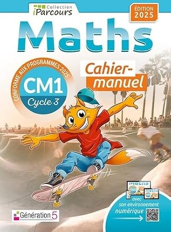 Maths CM1: Cahier-manuel