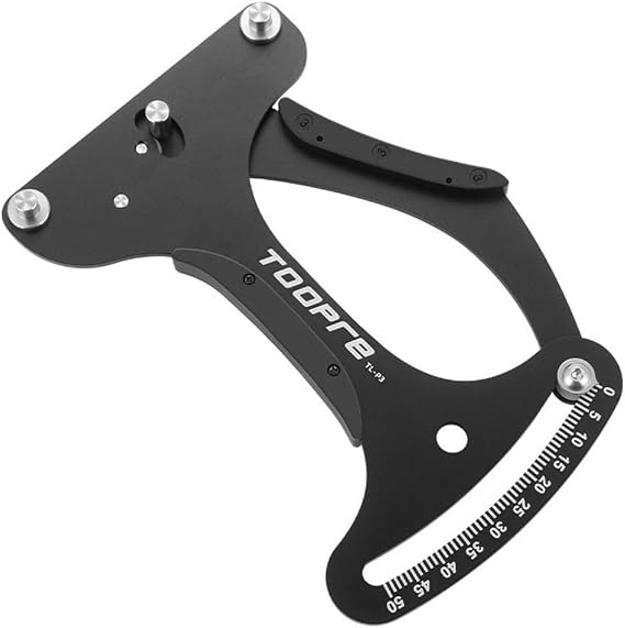Professional Bicycle Spoke Tension Meter Measuring Tool For Various Wheel Types With Construction And Easy Operation Orange Version(Black)