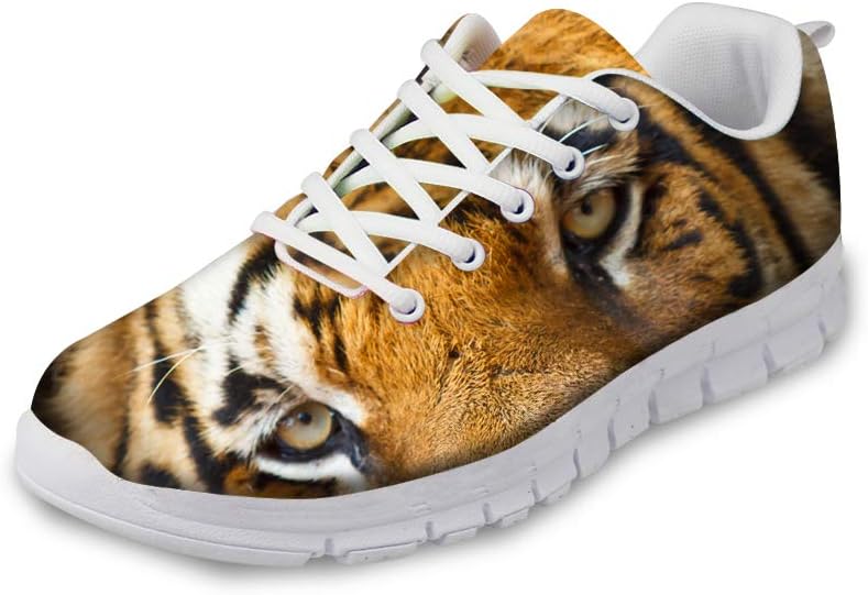 HUGS IDEA Cat Eyes Pattern Cute Women's Casual Sneakers Comfort Running Shoes
