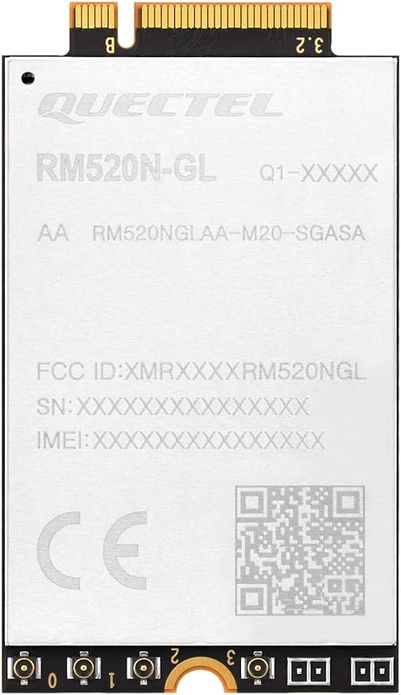 Waveshare Quectel RM520N-GL IoT 5G Global Band Module for eMBB Applications, M.2 Form Factor with 3GPP 5G Release 16