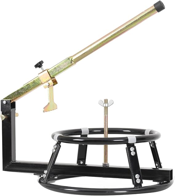 Tire Stripper, Tyre Changer & Bead Breaker Tool for Motorcycle Repair, Motorcycle Tyre Lever Set with Rim Protector, Fits 16-21 Inch Wheels (74cm Lever Arm)