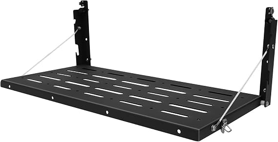 Folding Tailgate Table Dining Table, Rear Door Foldable Table, Luggage Holder Carrier for 2007-2017 Wrangler JK 2/4 Door and Unlimited 4 Door, Load Capacity 75lbs