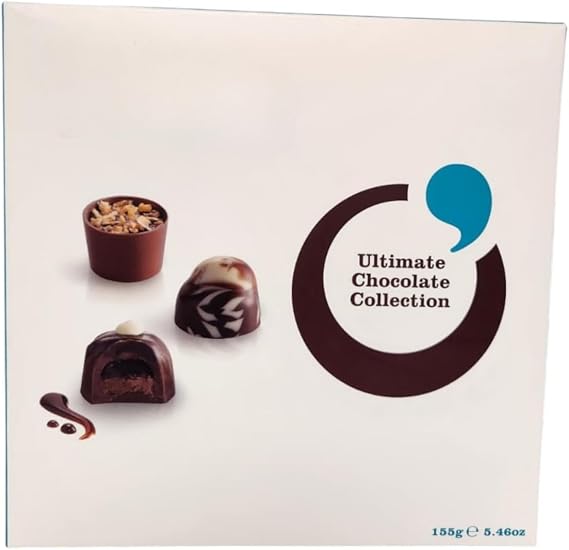 Lily O'Brien's Ultimate Collection 155g: Gift Box with 13pc Assorted Chocolates - Festive Xmas Sweets and Treats
