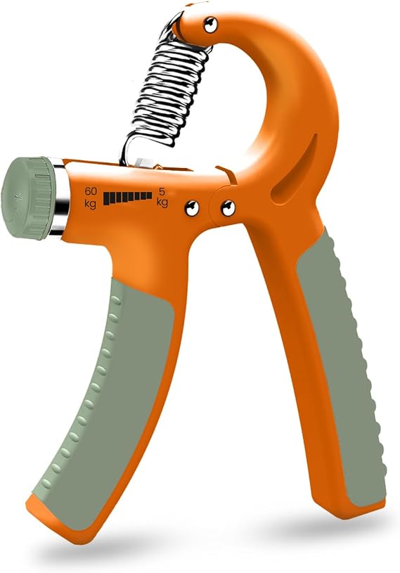 Grip Strengthener | Hand Gripper for Gym | Forearm Strengthener & Hand Grip Trainer | Pack of 1 | Adjustable Resistance 5Kg to 60Kg
