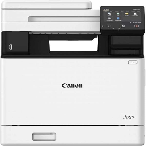 Canon i-SENSYS MF752Cdw Laser A4 1200 x 1200 DPI Dakikada 33 Sayfa WLAN, 5455C012, Beyaz