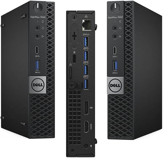 Dell Optiplex 7050 USFF Micro Mini PC Computer Intel Core Wi-Fi Windows 11 Pro (i7-6700T 8GB 256GB SSD)