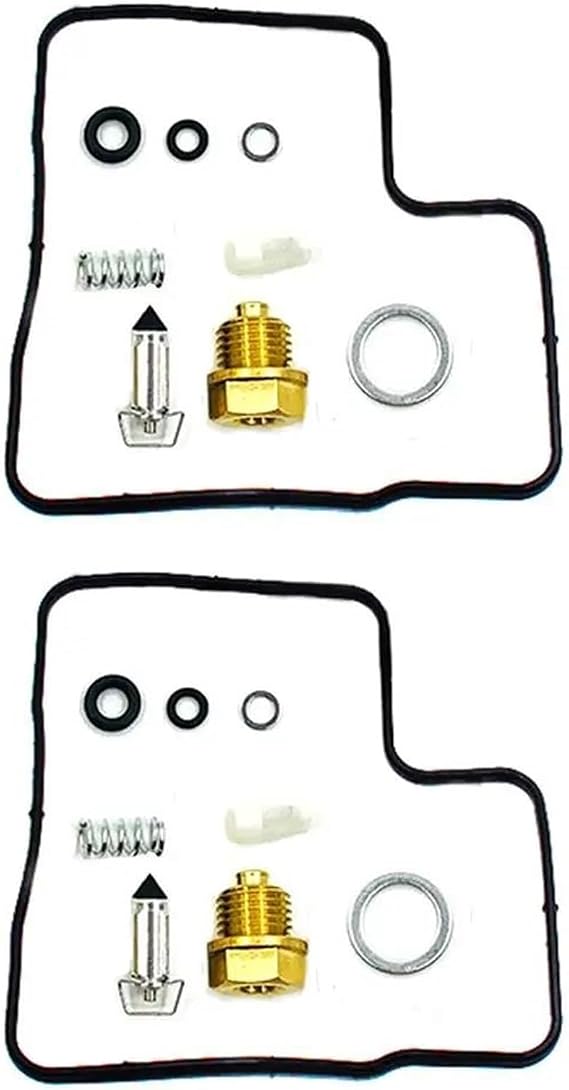 Carburetor Rebuild Set Motorcycle Engine Carburetor Repair Floating Needle Seat Parts Kit For Honda XL650V XL650 XL 650 V For Transalp 2000-2006(X1)