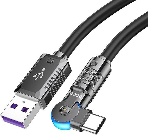 hoco U118 180Rotating Cable for Type-C U118-UC Black
