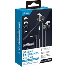アクラス PS5/PS4/Switch2/PC用 ゲーミングイヤホン＋マイク V2