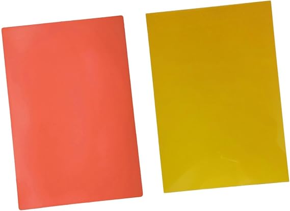 2X Solid Photopolymer Plates for Stamp Making 7.87 x 11.81 Inch Resin Letterpress Printing DIY Craft
