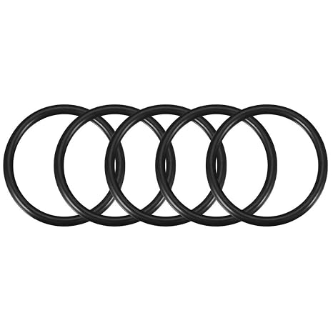 TA-VIGOR 5Pcs Nitrile Rubber O-Rings, 65mm OD 55mm ID 5mm Width Rubber Washers Spacer O-Rings Gasket kit, Metric Sealing Gasket for Hose, Faucet, Automotive, Plumbing
