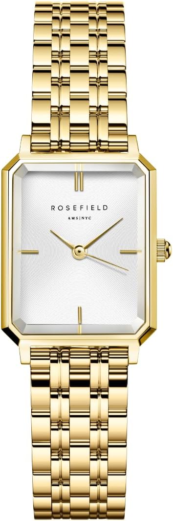 Rosefield Octagon XS Gold with White Dial and 19.5x24 mm Gold Case OWGSG-O60 Stainless Steel